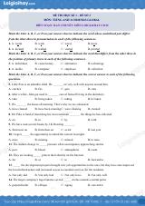 Đề thi học kì 1 Tiếng Anh 11 Friends Global - Đề số 3